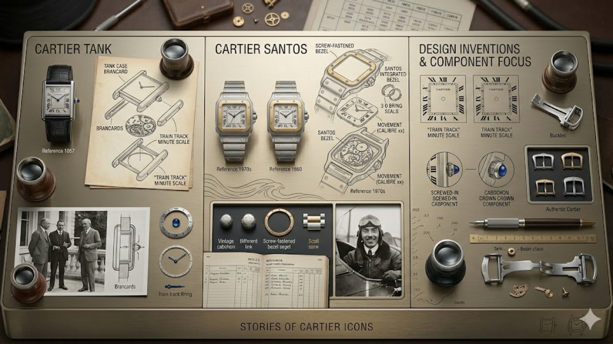 Cartier Tank ve Santos