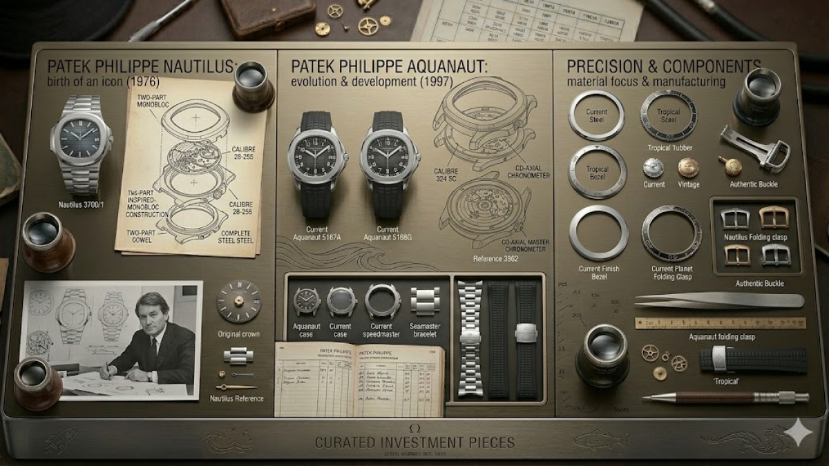 Patek Philippe Nautilus ve Aquanaut